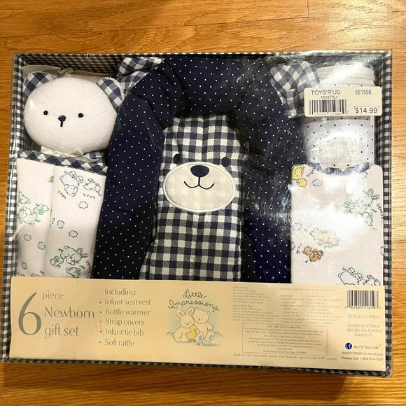 Adorable and Complete 6-Piece Newborn Gift Set - Perfect for Welcoming a Bundle - Picture 1 of 2